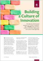 Building a Culture of Innovation 
